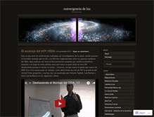 Tablet Screenshot of convergenciadeluz.wordpress.com