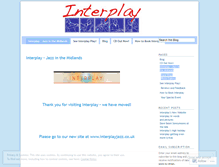 Tablet Screenshot of interplayjazz.wordpress.com