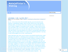 Tablet Screenshot of matejapintar.wordpress.com