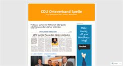 Desktop Screenshot of cduspelle.wordpress.com
