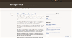Desktop Screenshot of berniegolden025.wordpress.com