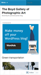 Mobile Screenshot of boydgallery.wordpress.com