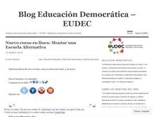 Tablet Screenshot of educaciondemocratica.wordpress.com