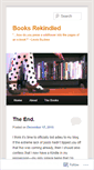 Mobile Screenshot of booksrekindled.wordpress.com