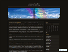 Tablet Screenshot of coloursofrainbow.wordpress.com