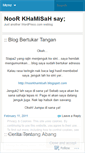 Mobile Screenshot of noorkhamisah.wordpress.com