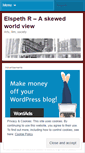 Mobile Screenshot of elspethr.wordpress.com