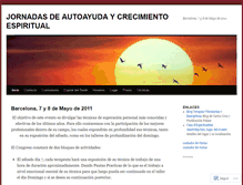 Tablet Screenshot of jornadasdeautoayuda.wordpress.com