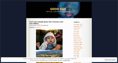 Desktop Screenshot of goodeggblogger.wordpress.com