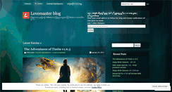 Desktop Screenshot of lovemaster21.wordpress.com