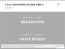 Tablet Screenshot of lacaffeinomane.wordpress.com