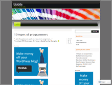 Tablet Screenshot of biobits.wordpress.com