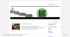 Desktop Screenshot of kulttuurisponsorointi.wordpress.com