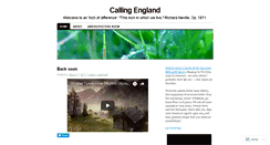 Desktop Screenshot of callingengland1.wordpress.com