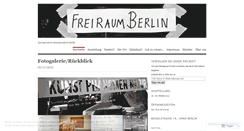 Desktop Screenshot of freiraumberlin.wordpress.com