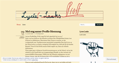 Desktop Screenshot of lyceesproff.wordpress.com