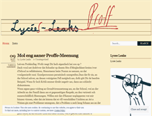 Tablet Screenshot of lyceesproff.wordpress.com