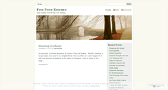 Desktop Screenshot of finefoodkitchen.wordpress.com