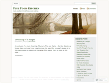 Tablet Screenshot of finefoodkitchen.wordpress.com
