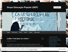 Tablet Screenshot of levantefavela.wordpress.com