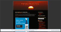 Desktop Screenshot of fatalfraktal.wordpress.com