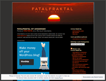 Tablet Screenshot of fatalfraktal.wordpress.com