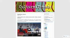 Desktop Screenshot of cultureandtrends.wordpress.com