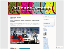 Tablet Screenshot of cultureandtrends.wordpress.com