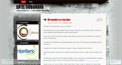 Desktop Screenshot of enelsuburbio.wordpress.com