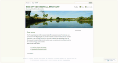Desktop Screenshot of environmentalassistant.wordpress.com