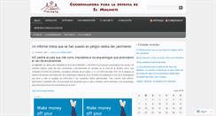 Desktop Screenshot of coordinadoramolinete.wordpress.com