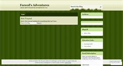 Desktop Screenshot of fareedteja.wordpress.com