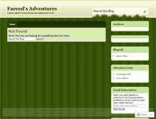 Tablet Screenshot of fareedteja.wordpress.com