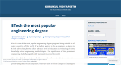 Desktop Screenshot of gurukulcourses.wordpress.com