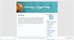 Desktop Screenshot of draceena.wordpress.com