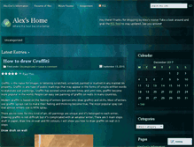 Tablet Screenshot of alexdsn.wordpress.com