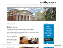 Tablet Screenshot of motleymove.wordpress.com