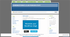 Desktop Screenshot of gamemastor96.wordpress.com