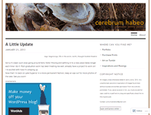 Tablet Screenshot of cerebrumhabeo.wordpress.com