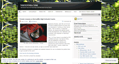Desktop Screenshot of nmtennis.wordpress.com