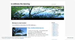 Desktop Screenshot of instillnessthedancing.wordpress.com
