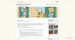 Desktop Screenshot of karysmapatchwork.wordpress.com