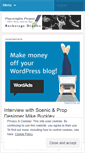 Mobile Screenshot of playwrightsproject.wordpress.com