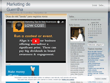 Tablet Screenshot of marketingdebaixocusto.wordpress.com