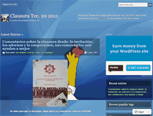 Tablet Screenshot of clausura2011.wordpress.com