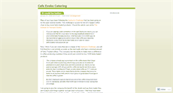 Desktop Screenshot of cafeevokecatering.wordpress.com