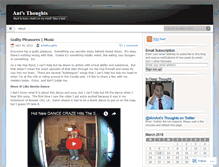 Tablet Screenshot of antsthoughts.wordpress.com