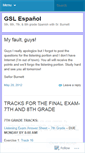 Mobile Screenshot of gslespanol.wordpress.com