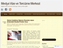 Tablet Screenshot of medyavizetercume.wordpress.com