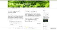 Desktop Screenshot of earthfriendlygardening.wordpress.com